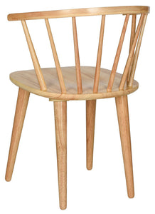 Blanchard 18''H Curved Spindle Side Chair in Natural (Set of 2) #974HW