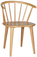 Load image into Gallery viewer, Blanchard 18&#39;&#39;H Curved Spindle Side Chair in Natural (Set of 2) #974HW
