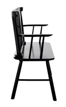 Load image into Gallery viewer, Addison Spindleback Settee in Black #994HW

