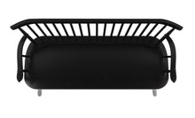 Load image into Gallery viewer, Addison Spindleback Settee in Black #994HW
