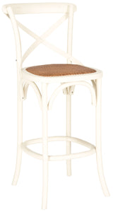 30-inch Franklin X-Back Antique White Bar Stool Set of 2 #1326HW - 2 Separate Boxes
