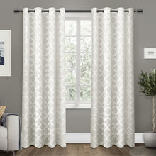 Load image into Gallery viewer, andish Solid Blackout Thermal Grommet Curtain Panels (Set of 2) GL616 (2 boxes)
