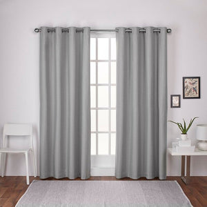 andish Solid Room Darkening Thermal Grommet Curtain Panels (Set of 2) MRM/GL3520