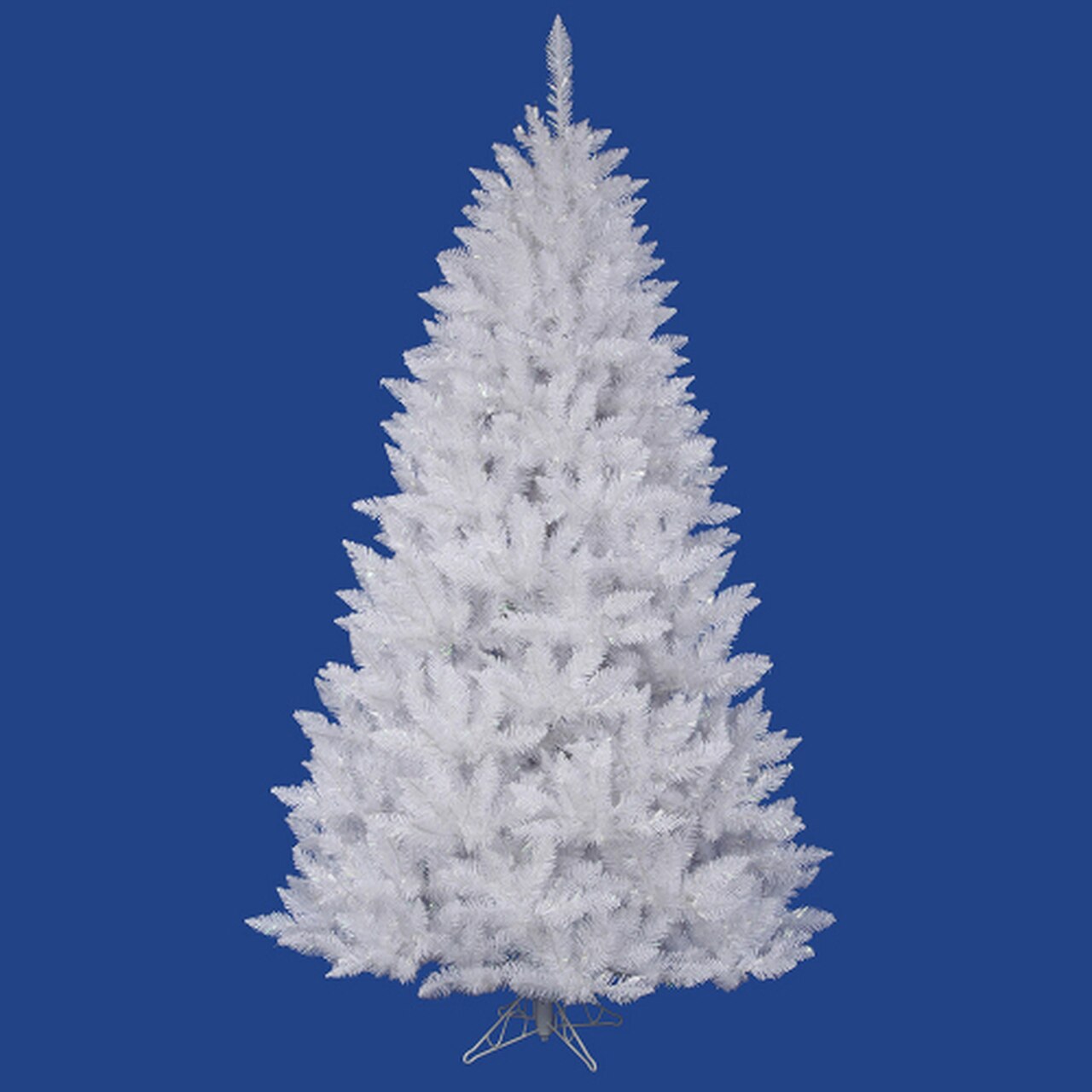 6.5' White Sparkle Spruce Artificial Christmas Tree Unlit 3293RR