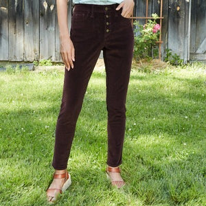 Women's High-Rise Corduroy Skinny Jeans