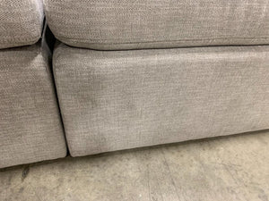 Gray Armless Sofa Chair (Set of 2)