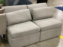 Load image into Gallery viewer, Gray Armless Sofa Chair (Set of 2)
