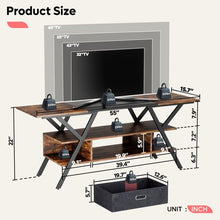 Load image into Gallery viewer, Bestier 55 inch Gaming TV Stand
