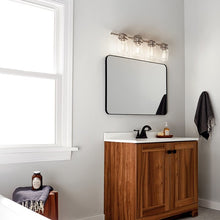Load image into Gallery viewer, Brinley™ 4 Light Vanity Light Brushed Nickel 4040RR
