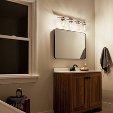 Load image into Gallery viewer, Brinley™ 4 Light Vanity Light Brushed Nickel 4040RR
