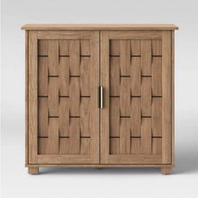 Load image into Gallery viewer, 2 Door Woven Cabinet Natural - Threshold™ 512AH
