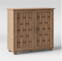 Load image into Gallery viewer, 2 Door Woven Cabinet Natural - Threshold™ 512AH
