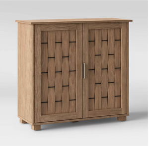 2 Door Woven Cabinet Natural - Threshold™ 512AH
