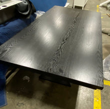 Load image into Gallery viewer, Furniture of America Antoine Lighted Wood Pedestal Dining Table in Black
