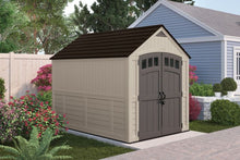 Load image into Gallery viewer, Suncast Carlisle 7ft x 10ft Plastic Storage Shed Vanilla AS IS 3472RR
