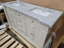 Load image into Gallery viewer, Merrimack 60&quot; Double Bathroom Vanity Set
