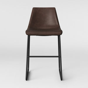 Bowden Upholstered Molded Counter Stool (Brown) #6011