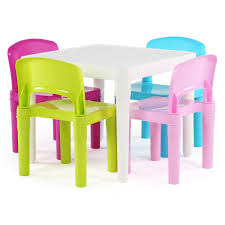 5pc Plastic Table & 4 Chairs - Humble Crew #4246