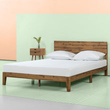 Load image into Gallery viewer, Tara 10&quot; Wood Platform Bedframe, Bed Size: Queen, #6190
