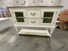 Load image into Gallery viewer, Liberty Furniture Cumberland Creek Server in Nutmeg and White
