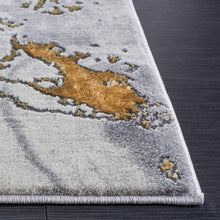 Load image into Gallery viewer, Craft Elouise Abstract Area Rug, 5&#39;3&quot; x 7&#39;6&quot;, Grey/Gold
