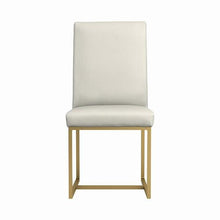 Load image into Gallery viewer, Grey - Conway Upholstered Dining Chairs Grey And Aged Gold (Set of 2) MRM3723
