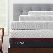 Load image into Gallery viewer, 4&quot; Cooling Gel Plush Memory Foam Mattress Topper with Cover, King
