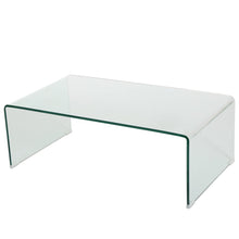 Load image into Gallery viewer, Noble House Roman Tempered Glass Coffee Table, Clear 1520CDR
