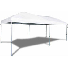 Load image into Gallery viewer, 20&#39; x 10&#39; Straight Leg (200 Sq. ft Coverage), White, Outdoor Easy Pop up Canopy
