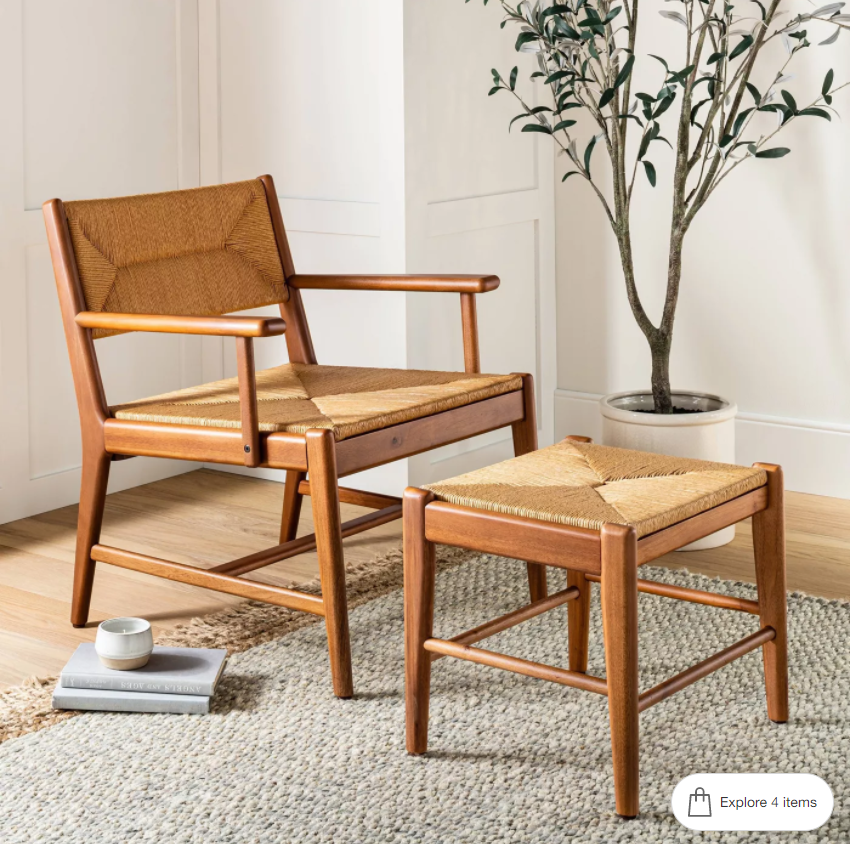 Sunnyvale Woven Accent Chair - Threshold™ designed with Studio McGee 513AH