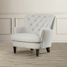 Load image into Gallery viewer, Parmelee Club Chair Light Gray Linen
