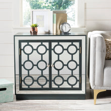 Load image into Gallery viewer, Kaia 2-Door Steel Teal/Nickel Chest (SB99)
