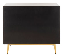 Load image into Gallery viewer, Katia 3-Drawer Walnut/Gold Chest #842HW
