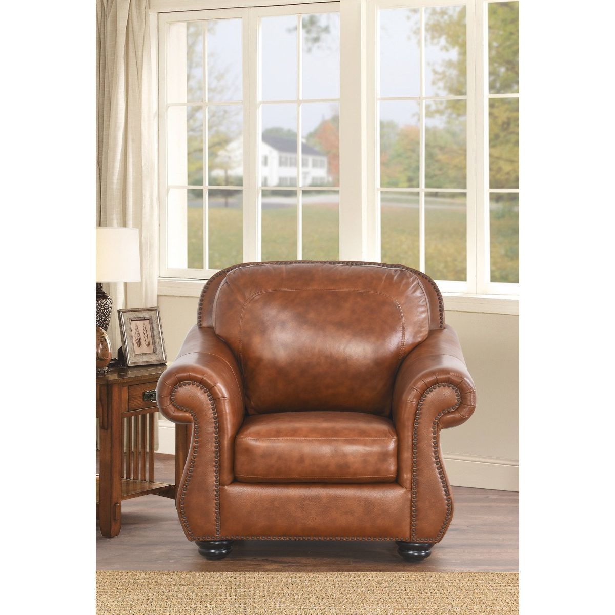 Clarke Leather Armchair