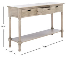 Load image into Gallery viewer, Landers 47.3 in. Taupe 3-Drawer Console Table
