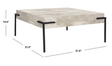 Load image into Gallery viewer, Eli Gray Wood Coffee Table (SB1041)
