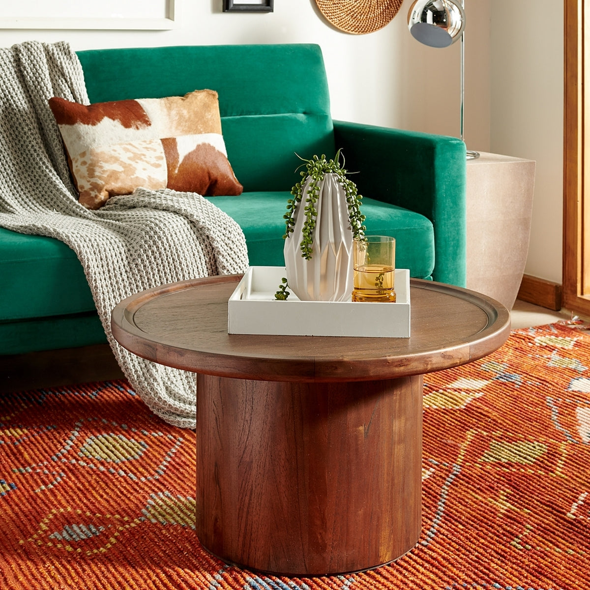 Devin Dark Brown Coffee Table