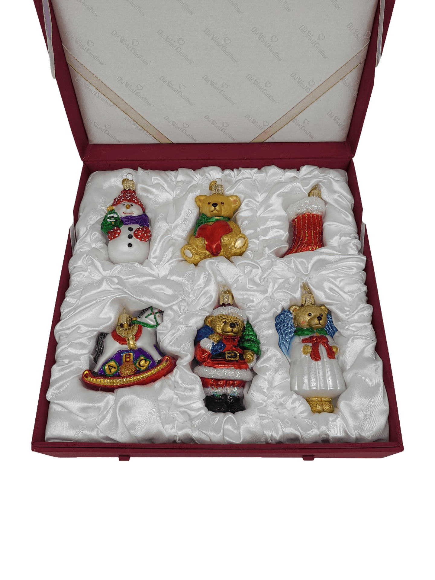 Collectable Collection Child's First Christmas Doll Ornaments in a Keepsake Box, (Set of 6)