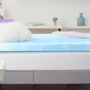4 in. Gel-Infused Twin XL Size Memory Foam Mattress Topper #856HW