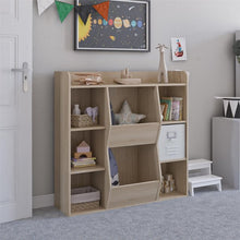 Load image into Gallery viewer, Ameriwood Home Charli Kids Large Toy Storage Bookcase, Blonde Oak
