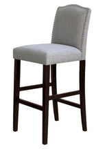 Load image into Gallery viewer, 24&quot; Camelot Nailhead Trim Counter Stool Hardwood Gray - Threshold #9069
