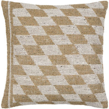 Load image into Gallery viewer, Surya -1818 18 x 18 in. Lewis Woven Pillow Cover - Camel &amp; Light Gray

