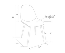 Load image into Gallery viewer, 2pc Copley Upholstered Dining Chair - Project 62™ Set of 2 517AH
