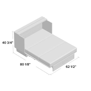 Greeson Queen Storage Murphy Bed with Mattress Espresso 3574RR-3 boxes
