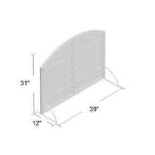 Load image into Gallery viewer, Single Panel Iron Fireplace Screen #1454HW
