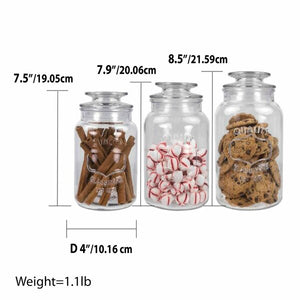 3 Piece Kitchen Canister Set  #1504HW