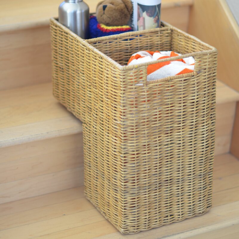 Wicker Staircase Basket (LW132)