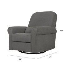 Load image into Gallery viewer, Ruby Swivel Reclining Glider Gray/Cream 3161RR
