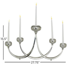 Load image into Gallery viewer, 15.3&quot; Stainless Steel Tabletop Candelabra (315MM)
