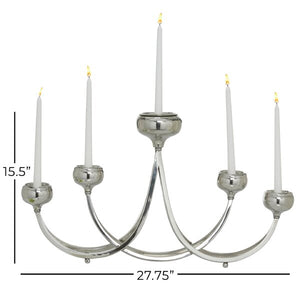 15.3" Stainless Steel Tabletop Candelabra (315MM)